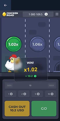 chicken game which casino to play